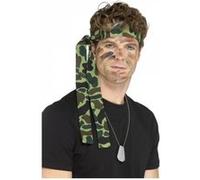 Bandeau Camouflage Armée 150 Cm X 4 Cm - Camouflage - Taille Unique G