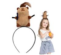 Bandeau Capybara, bandeaux d'animaux drôles, bandeau Capybara en peluche mignon, accessoires de coiffure créatifs pour femmes et filles, lavage du visage, douche