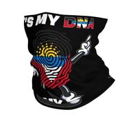 Bandeau C'est Mon Adn Barbuda Blanc Anti-UV Face Mask Durable Neckwarmer pour Activité en Plein Air Cyclisme Cadeau 2 Pièces