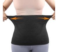 Bandeau chaud pour le ventre - Chauffe-vie d'hiver en polaire complet et réutilisable | Chauffe-jambes pour reins, ceinture en simili cuir d'agneau composite à double couche et ceinture en laine D,