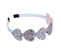 Bandeau Cheveux Femme 1piece arc-en-ciel scintillant coeur de cheveux brillant étoile brillante bandeau de soirée cheveux cheveux for filles accessoires for cheveux Bandeau Cheveux Homme(Heart5)