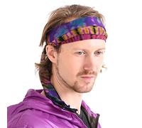 Bandeau Cheveux Femme En Tie Dye, Bandana Homme Élastique Style Hippie Chic, Foulard Pirate À Motif Rétro Fleur Psychédélique Rockstar Boho B