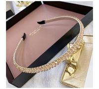 Bandeau Cheveux Femme Femmes élégantes Perles pleines de poils de cheveux Sweet Bandeau de cheveux Lady Hair Hoops Accessoires Cheveux Bridal Headwear Bands Clip Bandeau (Size : 5)