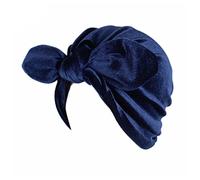 Bandeau Cheveux Femme Femmes Velvet Turban Chapeau Haute-tête Musulman Hijab Casquettes Femelle Bandana Soft Bandana Hijabs Hijabs Tête Accessoires de cheveux Bandeau Cheveux Homme(Lake Blue)