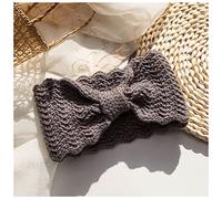 Bandeau Cheveux Femme Large bandeau tricoté Bivres Black Winter Femmes Turban Accessoires for cheveux for filles Lady Soft Trictillant Hiver Bandeaux Bandana Bandeau Cheveux Homme(Style 1 dark gray)