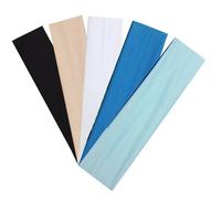 Bandeau Cheveux Femme Lot de 5 bandeaux élastiques for femme, idéal for le sport en plein air, le cyclisme, le yoga, la course à pied, l'exercice(Color-04)