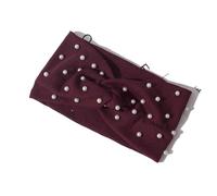 Bandeau Cheveux Hiver Bandeau À Nœud For Femme, Orné De Perles, Turban Tricoté, Bandana, Accessoire Coiffure Chaud For L'automne Et L'hiver Bandeau Pour Filles(Lavender)