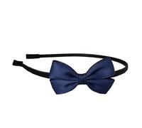 Bandeau classique bleu marine avec petit nœud pour printemps et été rétro princesse
