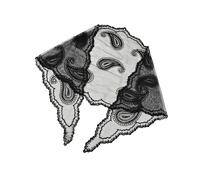 Bandeau classique français, doux, confortable et à séchage rapide, en tissu polyester, accessoire tendance pour cheveux quotidiens, couverture légère, noix de cajou noir, taille unique