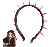 Bandeau clouté punk, bandeaux cloutés pour femmes - Bandeaux gothiques hérissés,Pinces à cheveux élégantes à pointes, cerceau de cheveux pour femmes, bandeau gothique Punk à pointes pour les fêtes, Co
