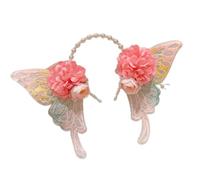 Bandeau coloré avec papillon et fleur pour enfants, accessoires de cheveux tendance doux et confortables pour les filles à partir de 3 ans
