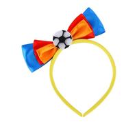 Bandeau coloré en forme de nœud de football pour femmes, étudiants, photographie, bandeau de football en forme de nœud de pom-pom girl, bandeaux de football pour filles