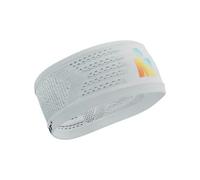 Bandeau compressport headband on off ironman blanc sunrise
