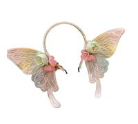 Bandeau confortable à fleurs papillon pour filles Accessoire de cheveux tendance Accessoire de cheveux idéal pour les fêtes et l'utilisation quotidienne Fête d'anniversaire Bandeaux pour enfants