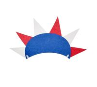 Bandeau créatif à paillettes pour la fête nationale du 4 juillet pour adolescents, maquillage, diffusion en direct, cosplay, fête