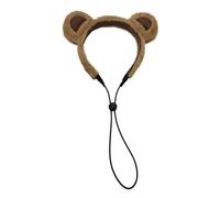 Bandeau d’oreille d’ours - Cravate de cheveux en peluche mignonne, Alice Animal Band | Accessoire de déguisement de fête inspiré du pays des merveilles doux pour filles, dames, femmes, adultes, enfant