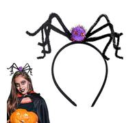 Bandeau d'araignée d'Halloween - Accessoire de tête d'araignée créative amusant | Coiffe en peluche pour les spectacles effrayants, le cosplay, les événements costumés, les fêtes d'horreur, les