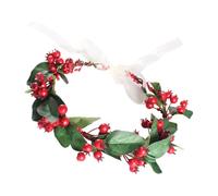 Bandeau de baies rouges, guirlande de baies sauvages, accessoire de photographie de vacances à , accessoire photo pour studio photo européen et américain, coiffe de mariage, couronne de fleurs