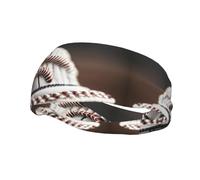 Bandeau de baseball en dentelle pour cheveux avec gros plan, bandeau de sueur, antidérapant, extensible, lavable