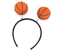Bandeau de basket-ball confortable pour garçons et filles en tissu sur le thème du sport Accessoire de tête de pom-pom girl