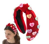 Bandeau de bien-être décoré noué pour la Saint-Valentin, lavage du visage, décorations saisonnières, cœur d'amour, pour spa, mariage, plage, rendez-vous galant