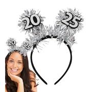 Bandeau de bonne année 2025,2025 | Couvre-chef de vacances,Couvre-chef de bonne année pour femmes 2025 Bandeaux pour la décoration de vacances