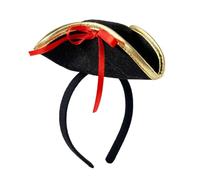 Bandeau de chapeau de pirate d'Halloween | Chapeau de cylindre de pirate Coiffe de costume d'Halloween, bandeau de chapeau de pirate à la mode et léger pour les jeux de rôle cosplay d'Halloween