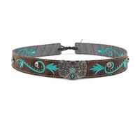 Bandeau de chapeau tendance polyvalent avec rivets interchangeables pour accessoires de photographie Western Band