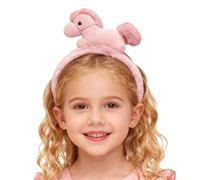 Bandeau de cheval - Structure en peluche douce, bandeau de costume d'animal de 1,5 cm, accessoire oreilles de cheval, construction légère et flexible, jeu de rôle pour fête à thème et activités de fes