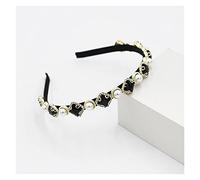 Bandeau de cheveux à la mode avec bijoux et strass pour femme, accessoire de coiffure brillant et transparent, idéal pour un mariage
