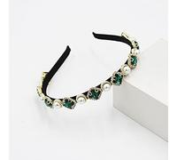 Bandeau de cheveux à la mode avec bijoux et strass pour femme, accessoire de coiffure brillant et transparent, idéal pour un mariage