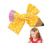 Bandeau de cheveux à thème - Bandeau de cheveux jaune pour l'appréciation des enseignants, design avec clips, coupe douce et confortable | Pour les jours de l'esprit scolast