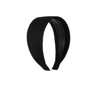 Bandeau de cheveux gris à larges bords pour le quotidien - Bandeau créatif - Tête de mort - Accessoires pour cheveux - Noir