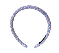 Bandeau de cheveux pour femmes, bandeau à cheveux à carreaux,Bandeau à cheveux élastique à carreaux bandes de tête non glissantes | Lavage du visage Femmes Accessoires de soins de la peau sans glissem