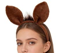 Bandeau de cosplay doux multi-usages en peluche | Pour bal masqué, spectacles, voyages, vacances, maison, spa, salle de bain
