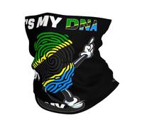 Bandeau De Cou C'est Mon Adn Blanc Durable Echarpe Respirante Neckwarmer pour Airsoft Ski Cyclisme 2 Pièces