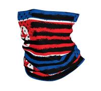 Bandeau De Cou Corée du Nord Coréens Drapeau Américain Anti-Vent Echarpe De Cou Respirante Neckwear pour Airsoft Vélo Pêche 2 Pièces
