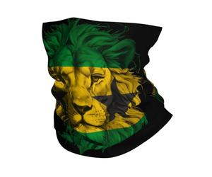 Bandeau De Cou Lion du Drapeau De Sao Tomé-Et-Principe Anti-UV Echarpe Elastique Neckwear pour Paintball Cyclisme Randonnée 2 Pièces