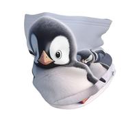 Bandeau De Cou Pingouin Mignon Elastique Demi-Masque Anti-UV Masque pour Sport Cadeau Running 2 Pièces