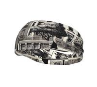 Bandeau de course à pied pour homme et femme, bandeau de sport Upper West Side New York pour la course, le basket-ball, le fitness