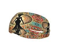 Bandeau de course à pied pour homme, femme africaine, bandeau coloré pour la course, le basket-ball, le fitness