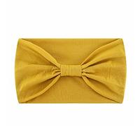 Bandeau de course pour femme : turban de yoga africain bohème au design unique, solide et collant, bandeau cargo exquis pour les femmes qui courent (jaune, taille unique)