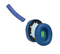 Bandeau de coussinets d'oreille pour JBL JR460NC 1 paire Bleu