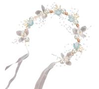 Bandeau de demoiselle d'honneur pour mariage - Élégant diadème de demoiselle d'honneur fait à la main avec perles - Bandeau réglable multifonction pour, 1 stück (1er Pack), Voir description, Voir
