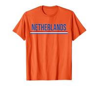 Bandeau de drapeau des Pays-Bas style maillot de sport athlétique T-Shirt