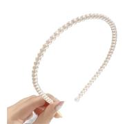 Bandeau de Fausses Perles Serre-tête élégant en fausses perles for mariée, accessoire de coiffure for femmes et filles(Color-04)