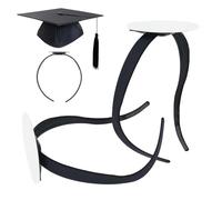 Bandeau de Graduation pour Chapeau - 2 pièces support antiglisse unisexe,Serre-tête d'Insertion pour Chapeau de Graduation | Pour Les Cérémonies Scolaires Des Mentors Et Étudiants Avec Un Ajustement S