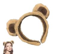Bandeau de lavage du visage avec oreilles d'ours | Couvre-chef pelucheux pour soins de la peau | bandeau doux pour le maquillage, le lavage du visage, accessoires de beauté