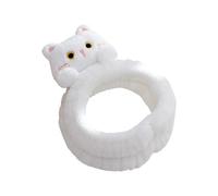 Bandeau de lavage du visage - Bandeau en peluche pour chat de 8 cm, bandau pour cheveux de spa, soins de la peau avec élastique doux | Soins de beauté pour la routine à domicile, séance de soin