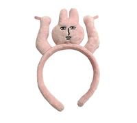 Bandeau de maquillage amusant avec frange unique - Pince à cheveux - Bandeau créatif pour maquillage